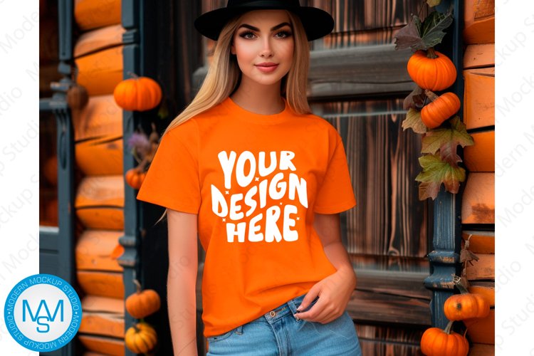 White Tshirt Mockup Image 10