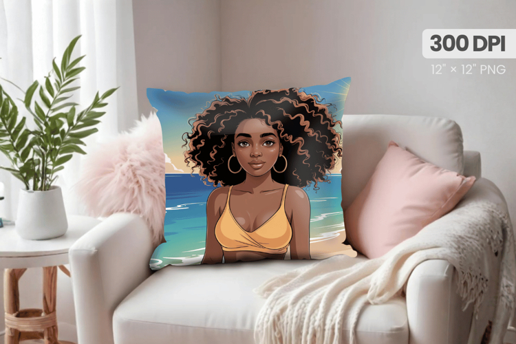 Black Girl Afro Png Image 17