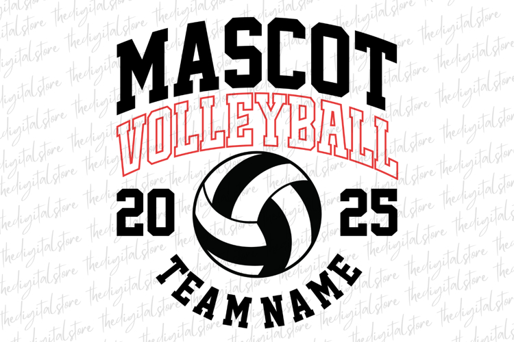 Volleyball Silhouette Image 19