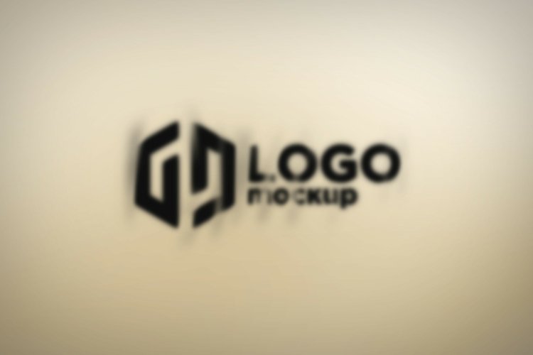 Blur Logo Mockup Template example image 1