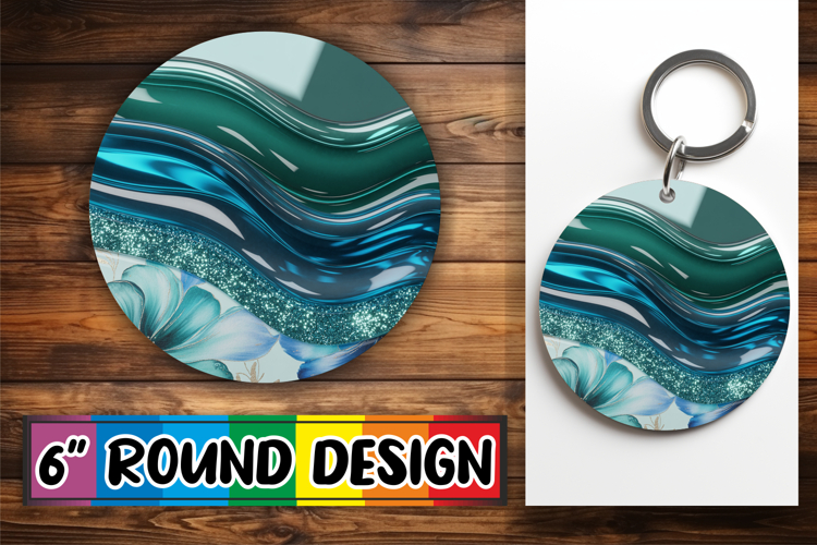 Whimsical Round Design Ornaments, Pattern