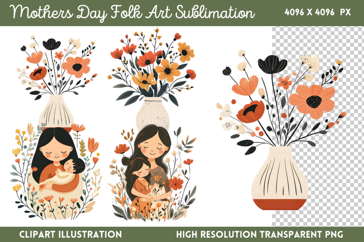 Mother's Day Sublimation Designs Image 4