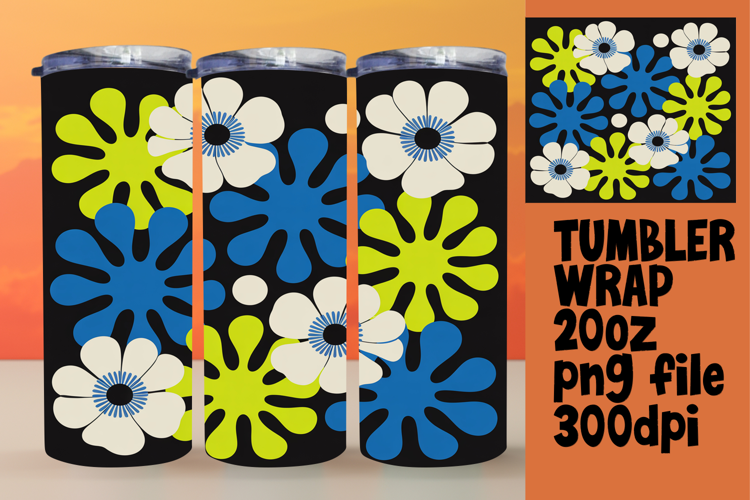 ELEGANT 20oz Tumbler Design for Any Occasion , Flowers
