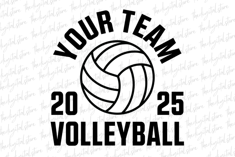 Your Team Name Volleyball SVG | SVG Cut files | Cricut
