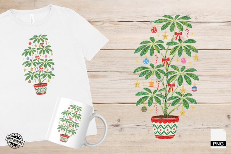 Christmas Houseplants PNG example image 1