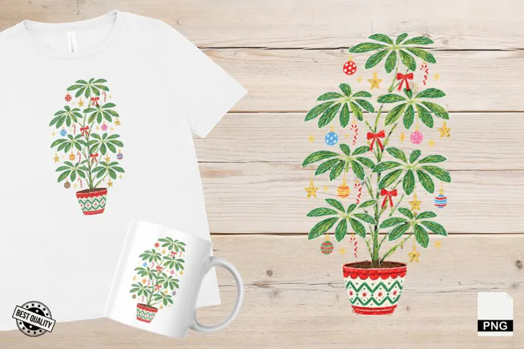 Christmas Houseplants PNG