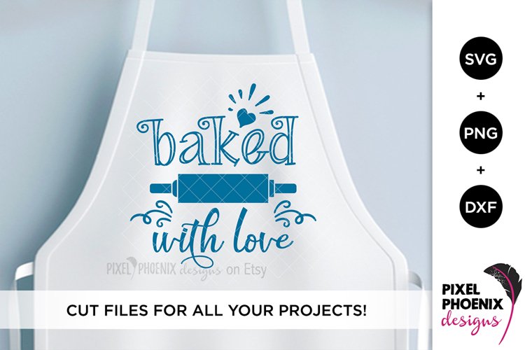 Baked with Love | Farmhouse Kitchen SVG
