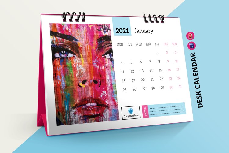 Download Desk Calendar Template 2021 995040 Flyers Design Bundles