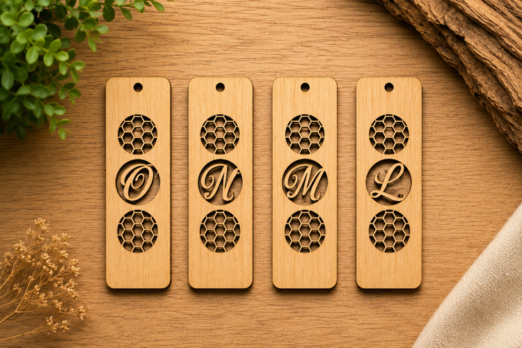 Personalized Monogram Bookmark SVG Bundle
