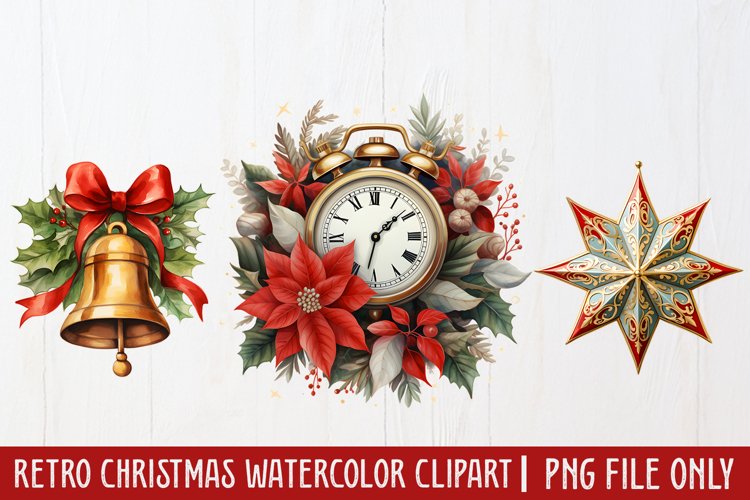 Vintage Christmas Clipart Image 4