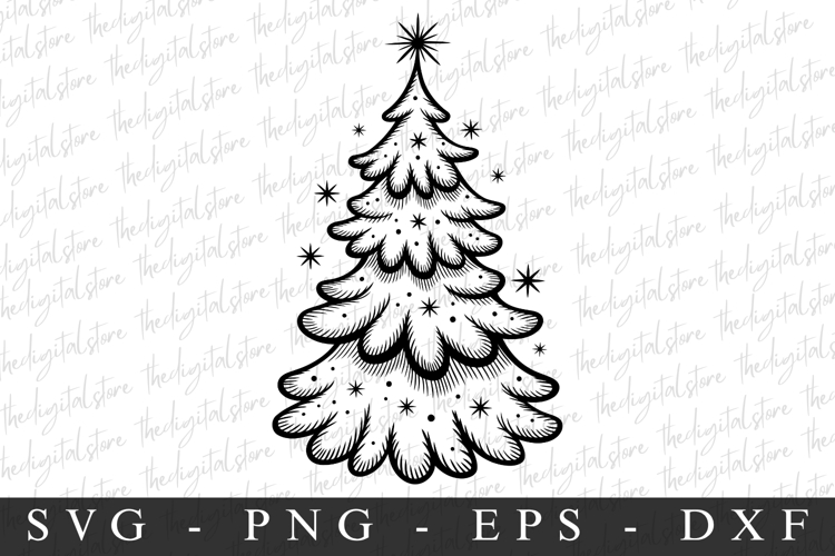 Merry Christmas Tree Svg Image 2