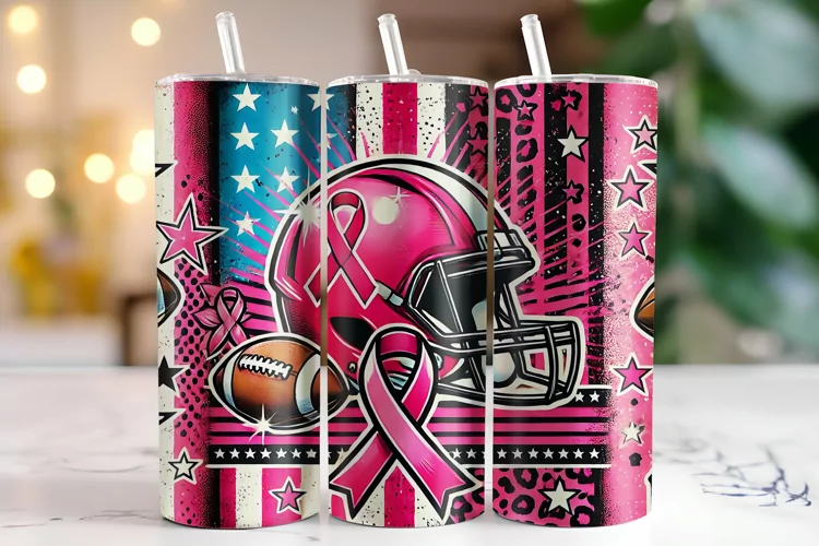 Football Tumbler Wrap | Sublimation | Tumblers