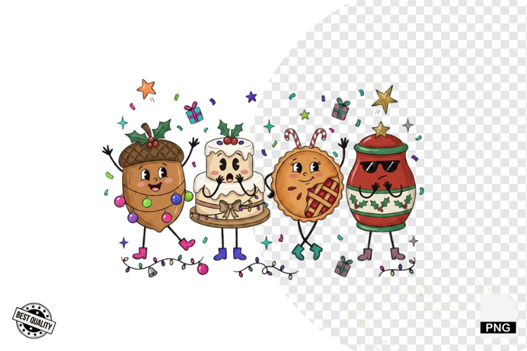 Cartoonish Christmas Clipart