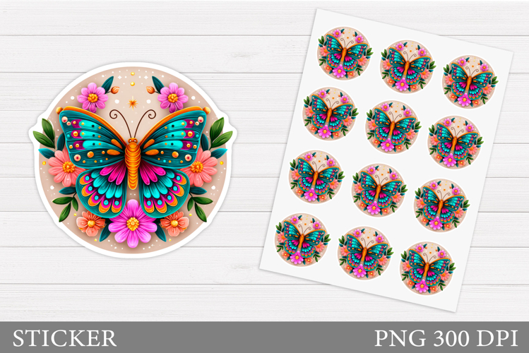 Blue Butterfly Clipart Image 2