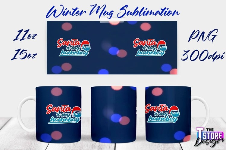 Winter Mug Sublimation | Winter 11 oz |15 oz Mug Sublimation example image 1