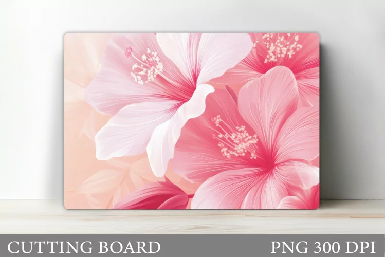 Flowers Cutting Board. Floral Cutting Board Design