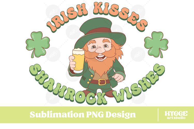 Happy St Patricks Day PNG DTF Irish Lucky Leprechaun Beer