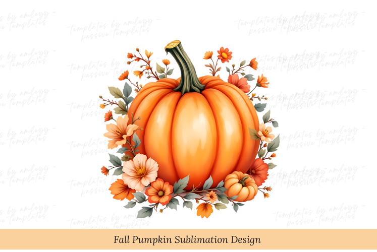 Pumpkin Clipart PNG | Fall Autumn Pumpkin Illustration