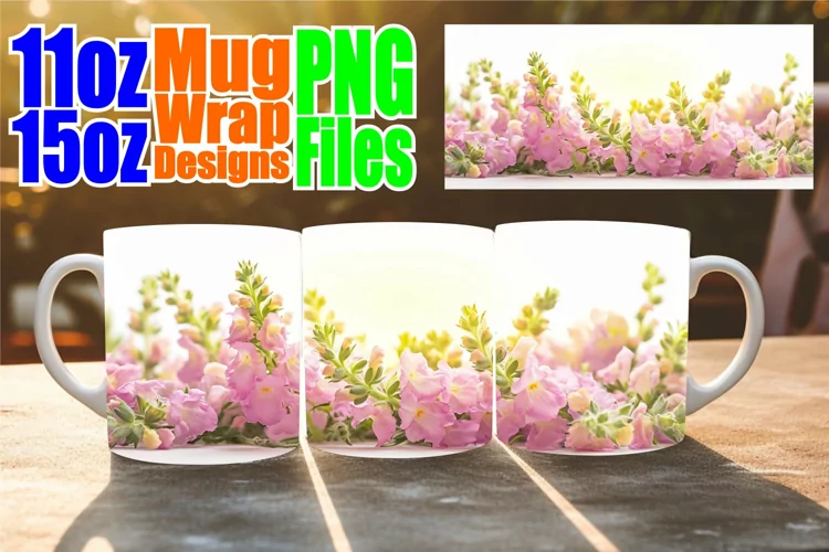 Whimsical Flower Mug: Spring Sublimation 11oz
