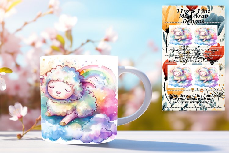 Whimsical Wildlife Mug Wrap Assortment example image 1