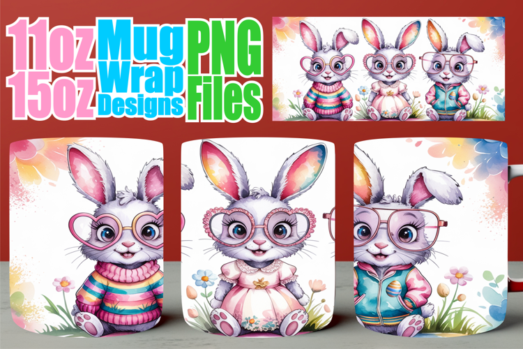 Gentle vibes sublimation print wrap, Easter Bunny