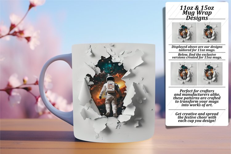 Cosmic Voyager Mug,11oz/15oz example image 1