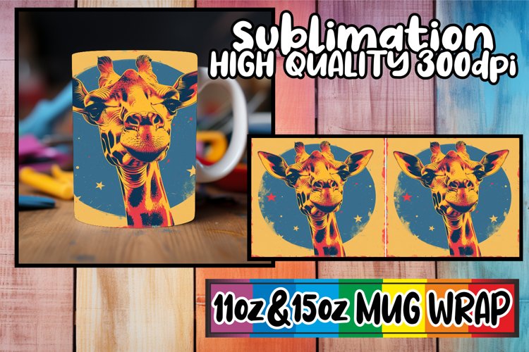 Old-School Animal Mug Wrap 11oz 15oz Selection