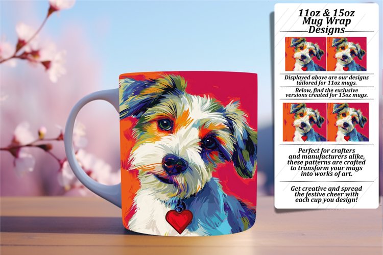 Spring Pop Art Mug Creations - Animal Patterns