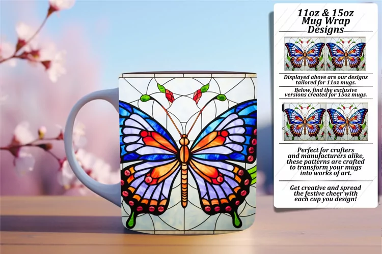 Stunning Mug Upgrades with 3D Butterflies