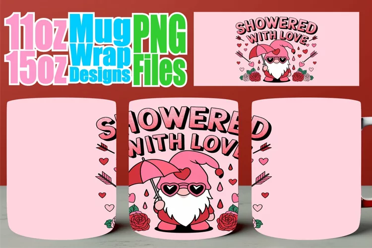 Blissful moments 11oz 15oz sublimation wrap, Valentines