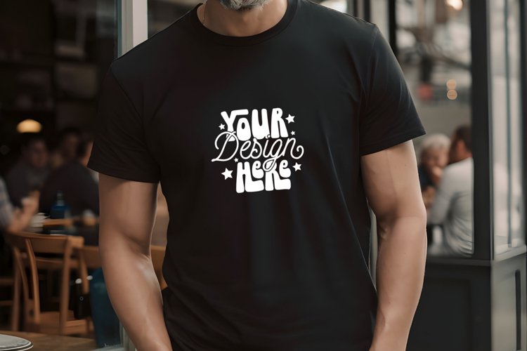 Gildan 64000 Tshirt Mockup, Black Tshirt Mockup 64000