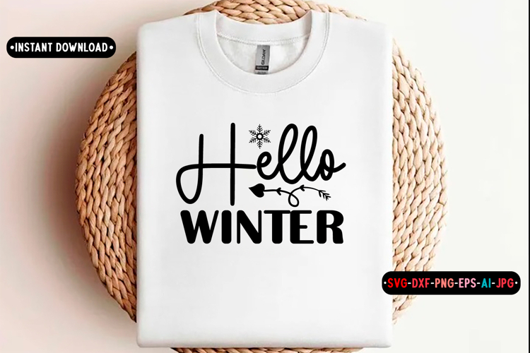 Winter Quotes SVG Design, winter svg cut file