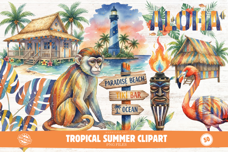 Tropical Summer Clipart