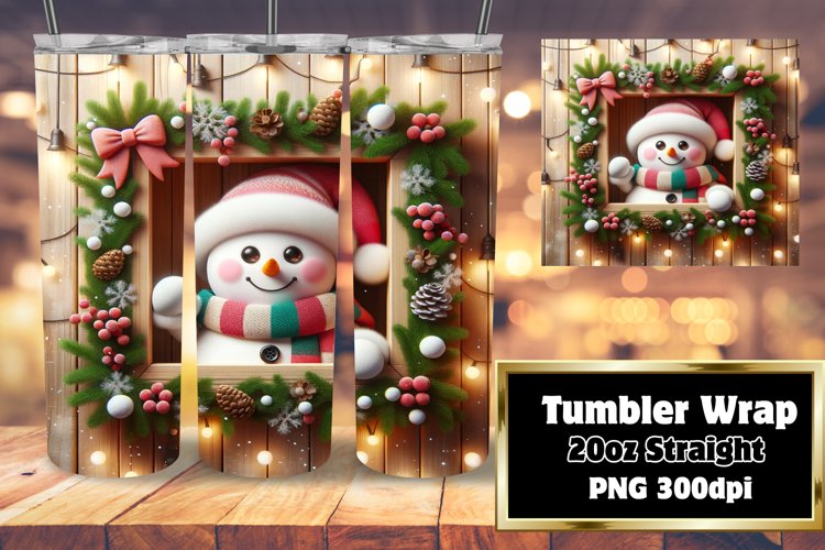 Christmas Tumbler Wrap Image 14