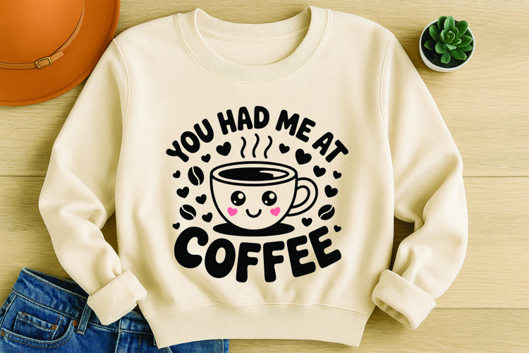 Coffee Quote SVG T-Shirt Design