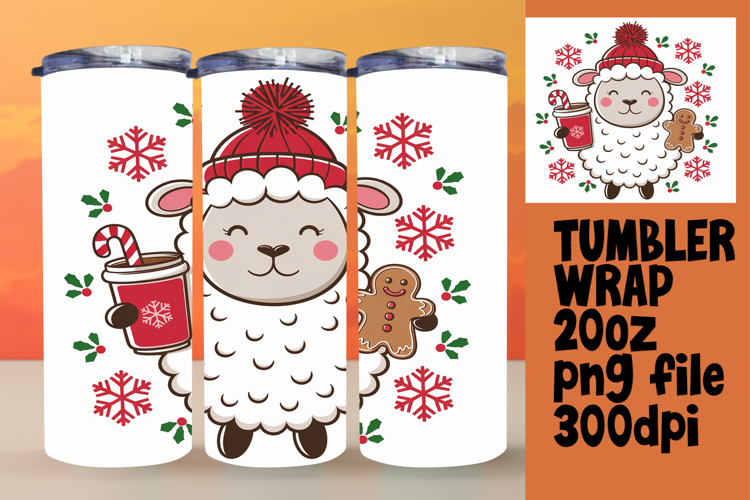 Sublimation Excellence for 20oz Tumbler , Christmas