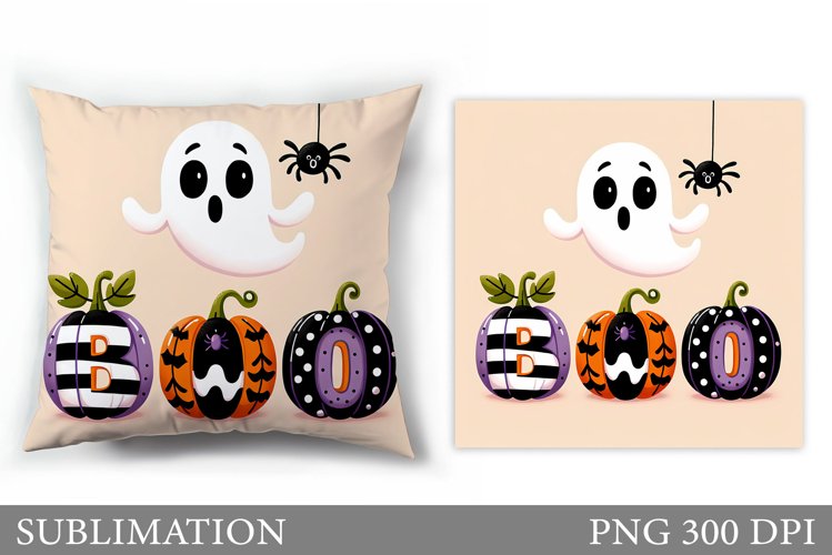 Halloween Pillow Sublimation. Halloween Sublimation example image 1