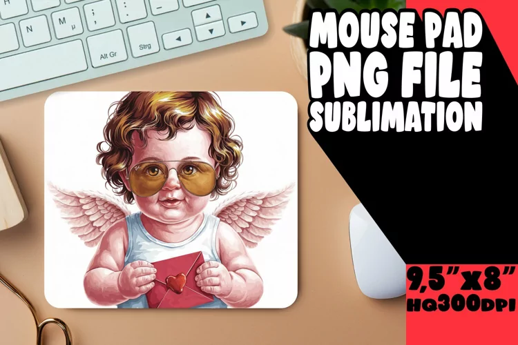 BLISSFUL desk MAT Playful Design, Cupid