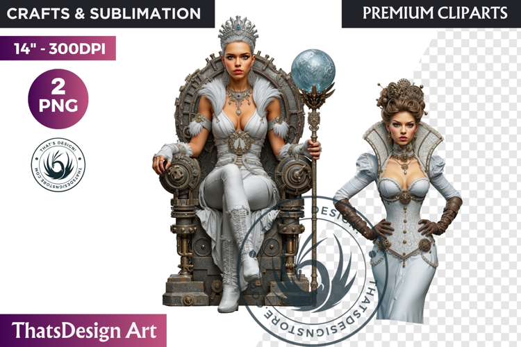 Steampunk Winter Fantasy Sublimation Graphics PNG clipart
