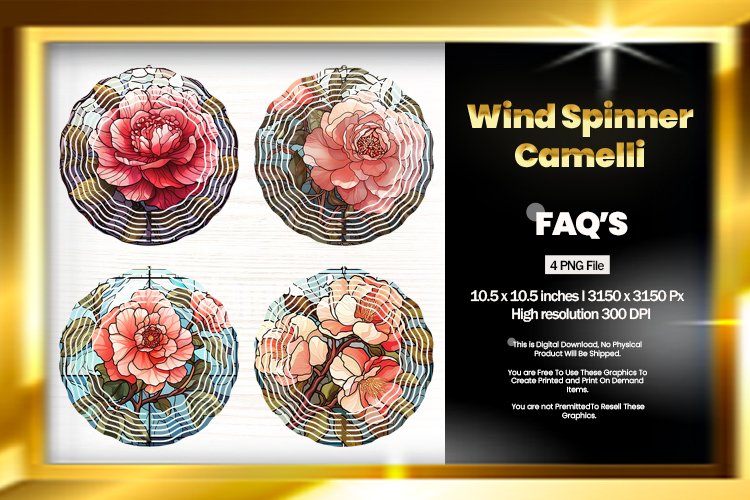 Camelli Wind Spinner Sublimation - 04 Variations example image 1