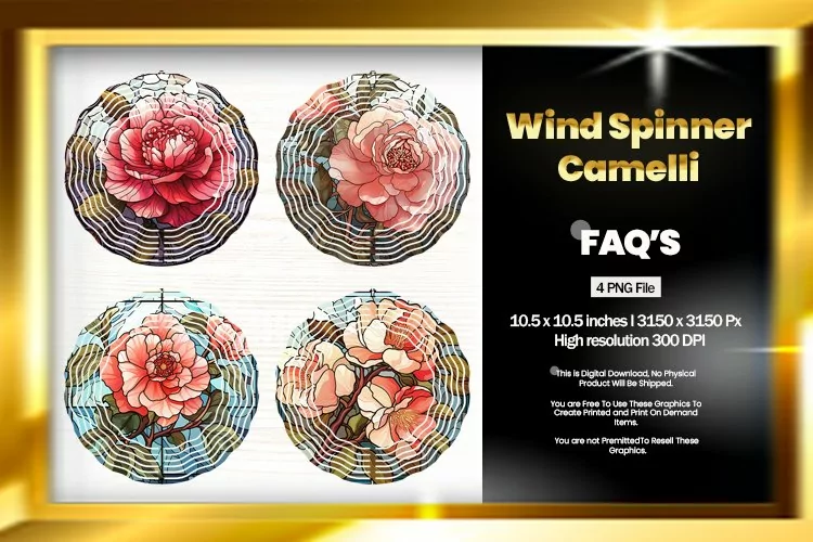 Camelli Wind Spinner Sublimation - 04 Variations