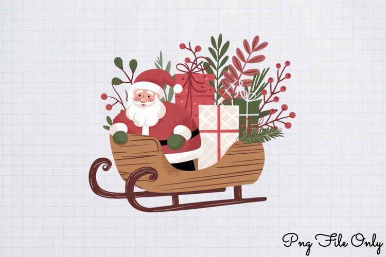 Boho Christmas Clipart Image 4