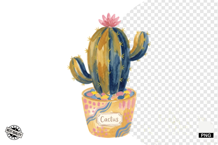 Charm Summer Houseplant Clipart example image 1