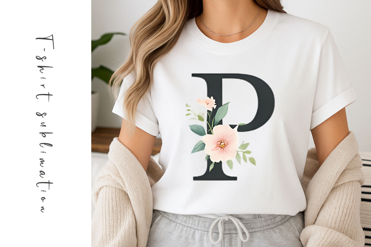 Alphabet, Letters, Monogram, White Flowers