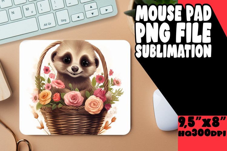 Loves Watercolor Bliss on Mouse Pad