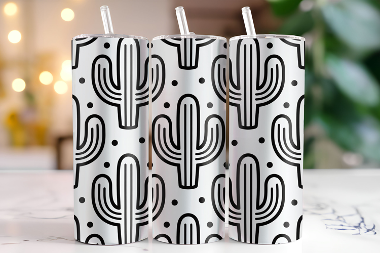 Cactus Tumbler Wrap | Sublimation | Tumblers
