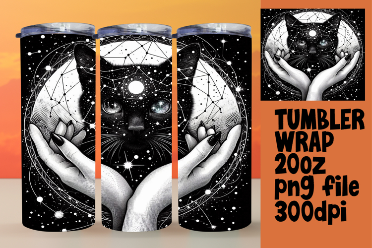 RADIANT 20oz Tumbler PNG Design , Mystic