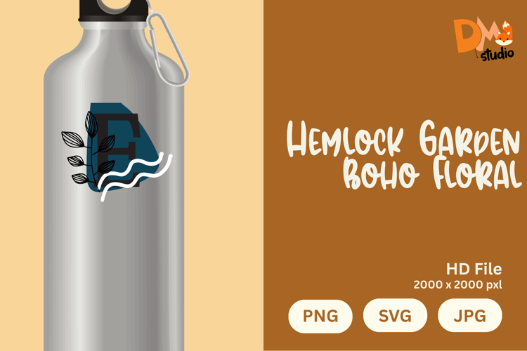 Boho Floral Svg Image 17
