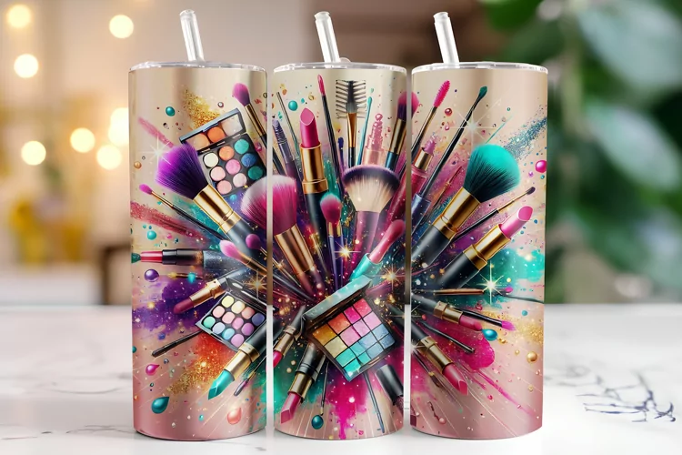 Makeup kit Tumbler Wrap | Sublimation | Tumblers