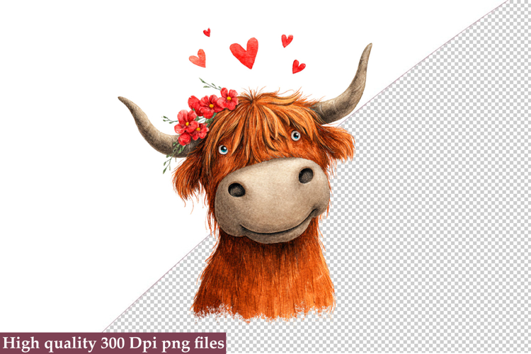 Cute Cow Clipart Image 14